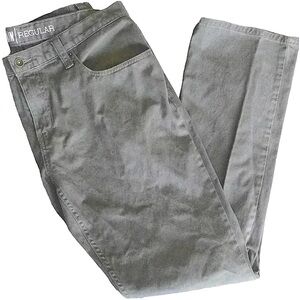 Mens Free World Gray Cotton Night Train Pants Size 30